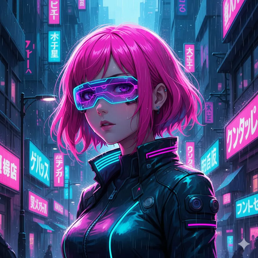 Cyberpunk Anime Girl