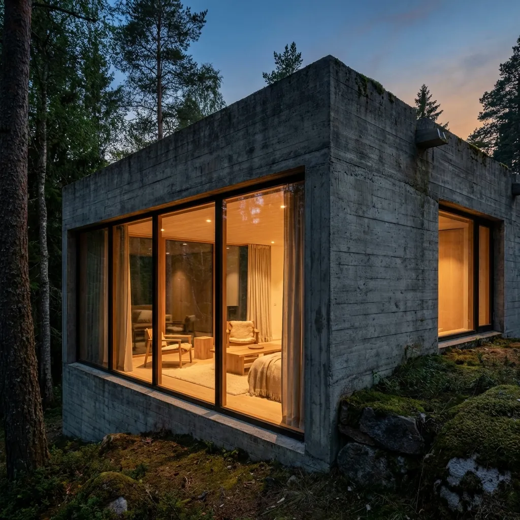 Minimalist Concrete House