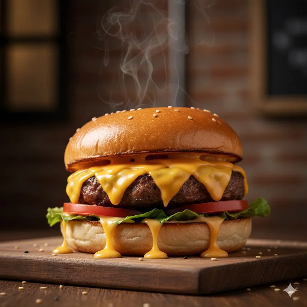 Gourmet Burger Photography