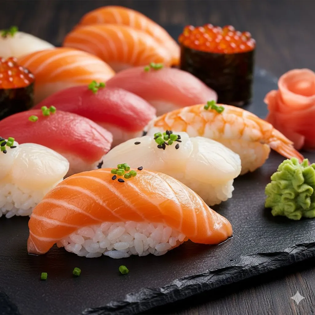 Sushi Platter Closeup