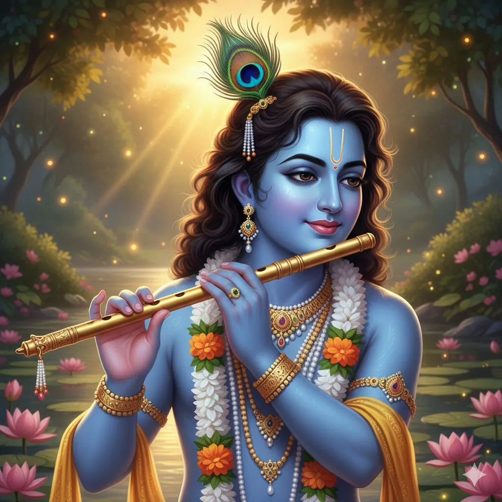 Divine Krishna Portrait