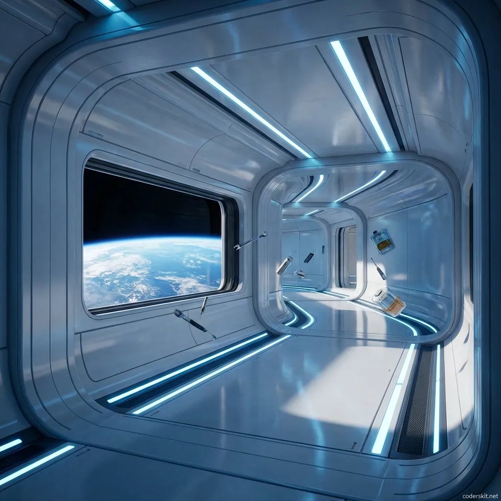 Futuristic Space Station