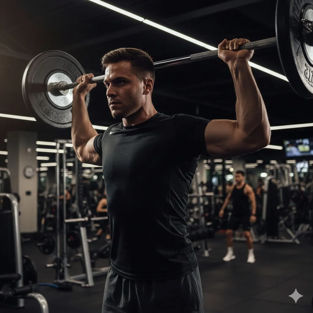 Fitness Influencer Gym Shot